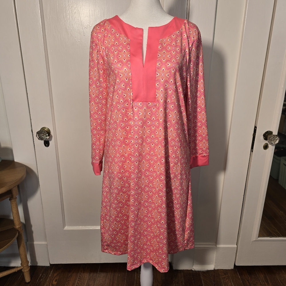 Cabana Life Coral Dress Size L